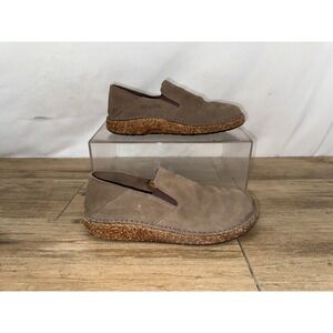Birkenstock Gary Suede Leather Slip On Flats Taupe Brown 38 L7 M5 4679